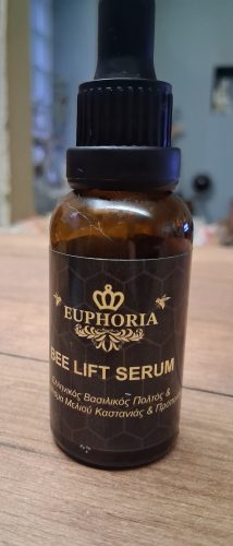 EUPHORIA BEE LIFT -  Αντιρυτιδικος & Επανορθωτικος Ορος με ΦΡΕΣΚΟ βασιλικο πολτο photo review