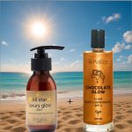Glow Obsession Duo – Για Λάμψη, Μαύρισμα & Σύσφιξη που Μαγνητίζει - Cholotate Glow + All Star Luxury Glow